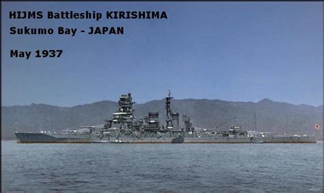 warships and tales: Battleship Kirishima