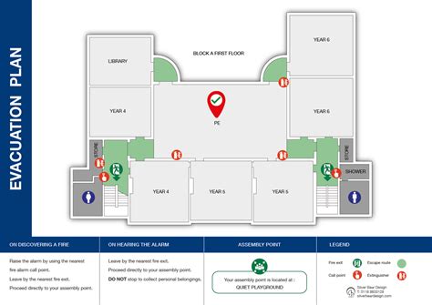 School Evacuation Plan | Silverbear Design