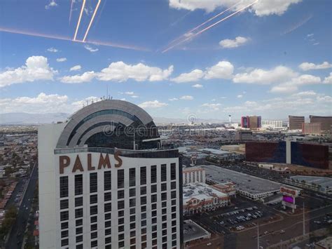 View of Las Vegas Hotel Resorts and Casinos from the Rooftop of Las ...