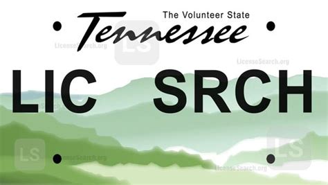 Tennessee License Plate Lookup | License Lookup