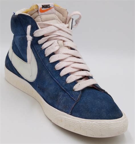 Nike Blazer High Top Suede Trainers Royal Blue/White 344344 411 UK10.5 ...