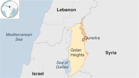 Golan Heights World Map - Esther Rosabella