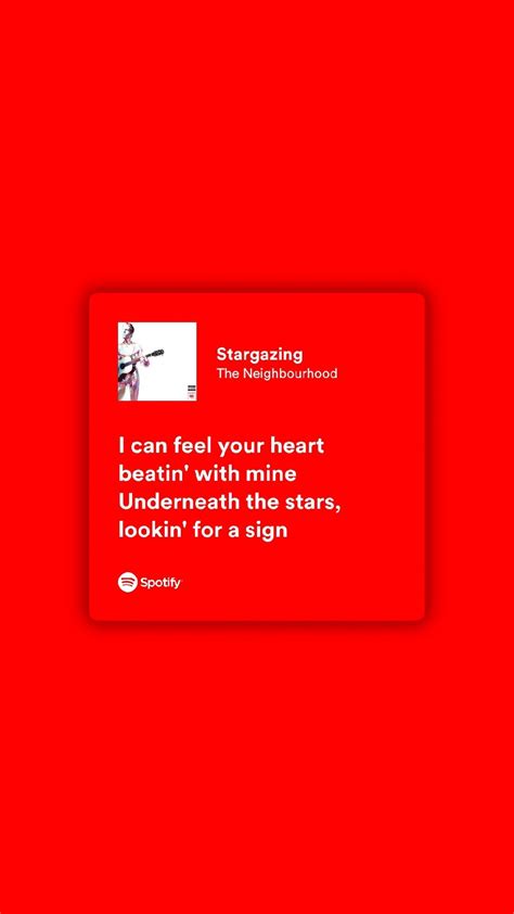 stargazing by the neighbourhood | Favorite lyrics, The neighbourhood ...