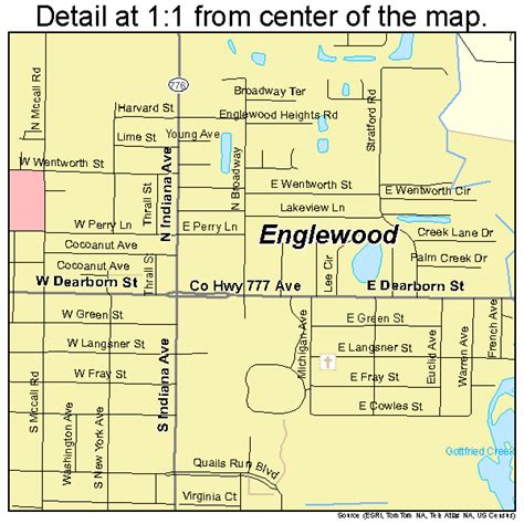 Englewood Florida Street Map 1220825