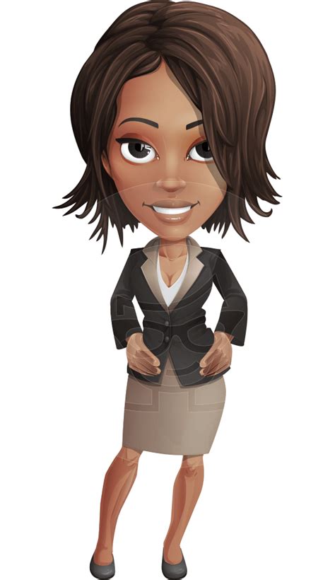 Vector Office Woman Cartoon Character AKA Kim the Office lady ...