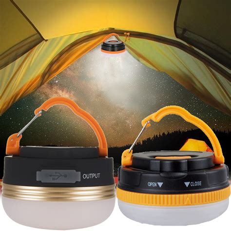 3W Camping Light USB Rechargeable Tent Lamp Outdoor Portable Emergency ...