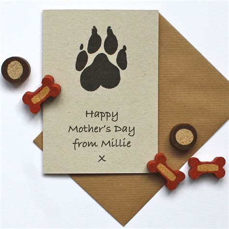 Personalised Mother's Day Card From The Dog By Adam Regester Design