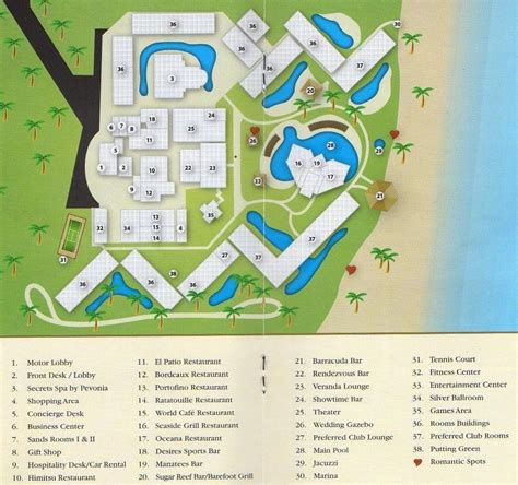 Resort Map | Hyatt Ziva Riviera Cancun | Riviera Maya, Mexico