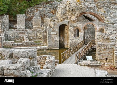 Archeological ruins at Butrint National Park, Albania, UNESCO Stock Photo - Alamy