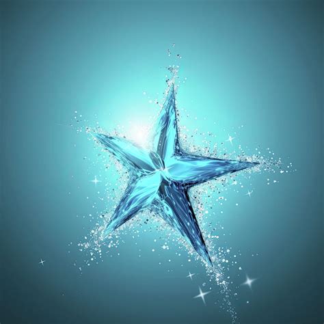 Blue star Digital Art by Pavel Shlykov - Fine Art America