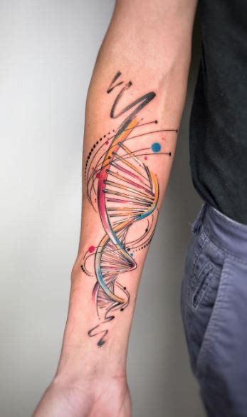 65 Unique DNA Tattoos, Ideas, & Meaning - Tattoo Me Now