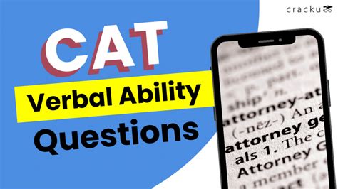 CAT Verbal Ability Questions PDF [Most Important] - Cracku