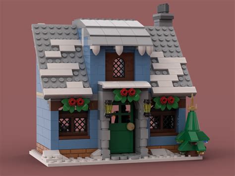 LEGO MOC Winter Village Cottage by Klaartje68 | Rebrickable - Build with LEGO