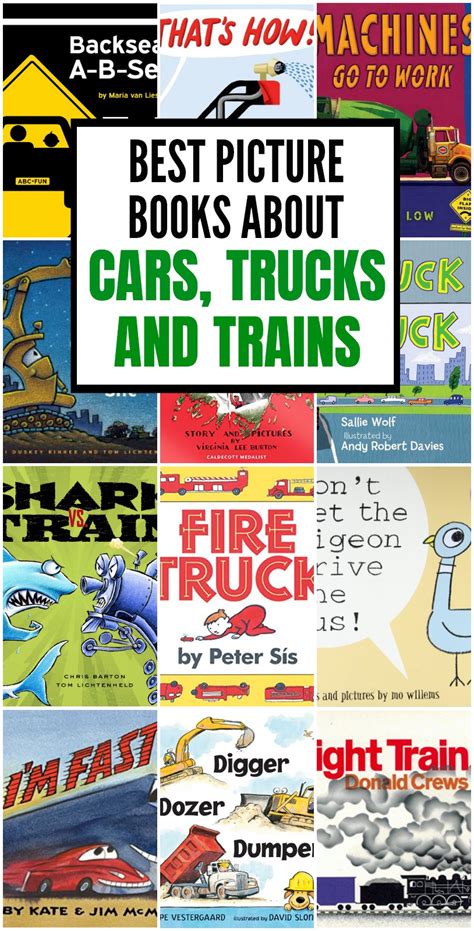 15 Picture Books about Cars, Trucks and Trains - Everyday Reading