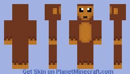 Bloons Tower Defense Battles Red Monkey Minecraft Skin