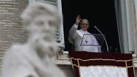 LIVE: Pope Francis' first Angelus prayer at Vatican - BBC News