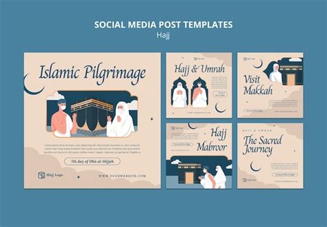 Free PSD | Hajj season instagram posts