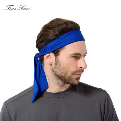 Men rambo Headbands For Woman Sport Basketball Outside Gym Cool Bandanas Headwear Sweatband For ...