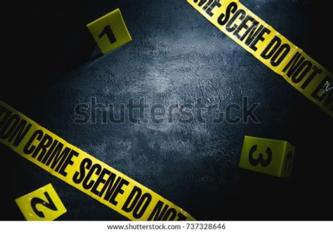 Crime Scene Dramatic Lighting Stock Photo 737328646 | Shutterstock