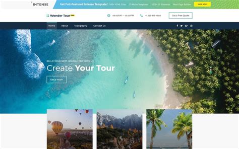 Free jQuery Travel Theme Website Template - TemplateMonster