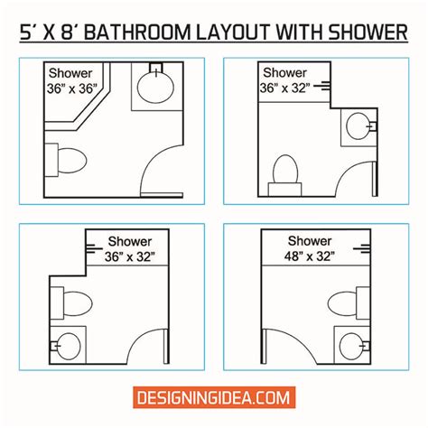 Small Shower Bathroom Floor Plans – Flooring Guide by Cinvex