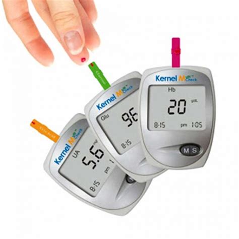 Kernel Glucose, Uric acid, Cholesterol, Haemoglobin meter | IVC Diagnostics