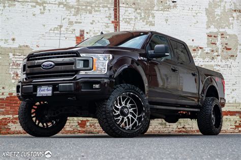 Lifted 2018 Ford F-150 with 22×12 TIS 544MB Wheels and 6 inch Rough ...