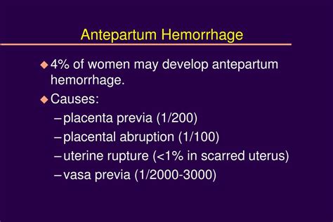 PPT - Peripartum Hemorrhage PowerPoint Presentation, free download - ID ...