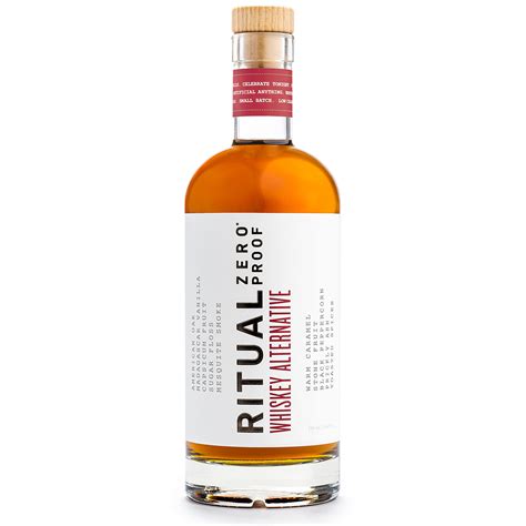 RITUAL ZERO PROOF Whiskey Alternative Award-Winning Non-Alcoholic Spirit Fl Oz (750ml) Only ...