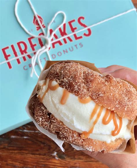 Donut Ice Cream Sandwiches – Firecakes Donuts