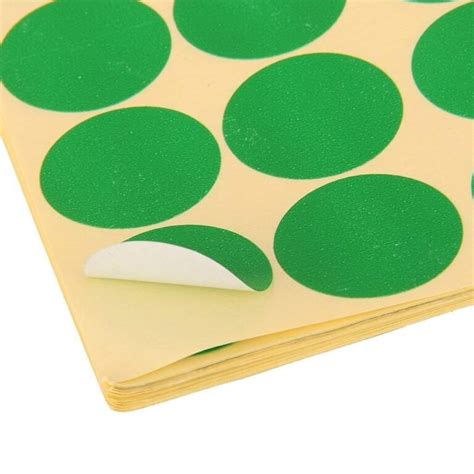 Green Colours 25mm Round Dot Stickers Diameter Round Color Coding ...