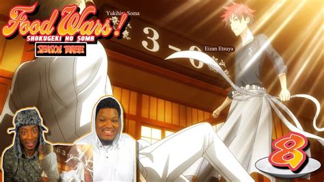 SHOKUGEKI! SOMA VS EIZAN!! Food Wars! Shokugeki No Soma - Season 3 ...