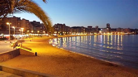 The beach walks follows the Levante beach and then over to Playa Arenal ...