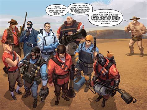 Random TF2 fact: The mercenaries have more power and authority than all ...