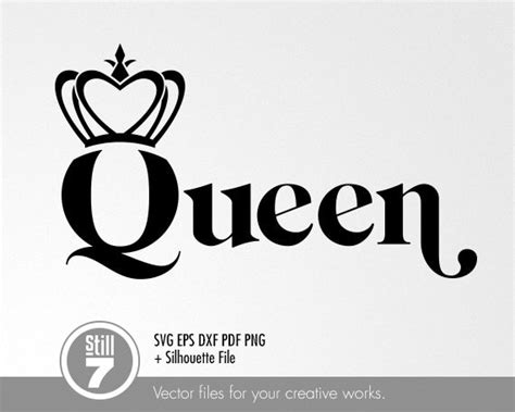 Queen Logo Stencil