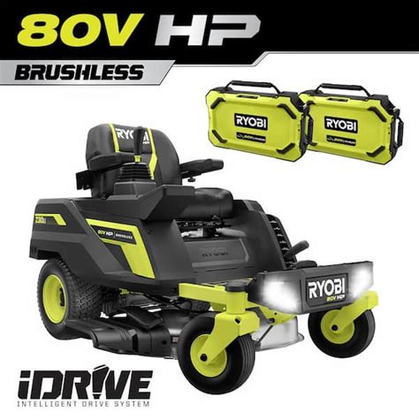 Reviews for RYOBI 80V HP Brushless 30 in. Battery Electric Cordless Zero Turn Riding Mower with ...