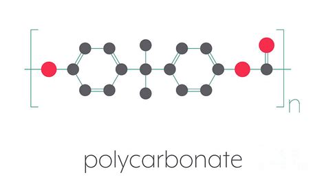 Polycarbonate Plastic Chemical Structure #4 Photograph by Molekuul/science Photo Library - Pixels