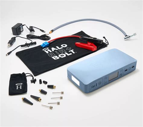 Halo Bolt Air+ Car Jump Starter & Air Compressor w/ Accessories - QVC.com