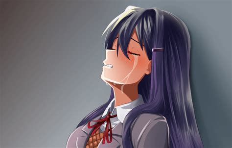 Yuri's eyes bulge out after crying for 168 hours... (sorry, I'll leave now) : DDLC