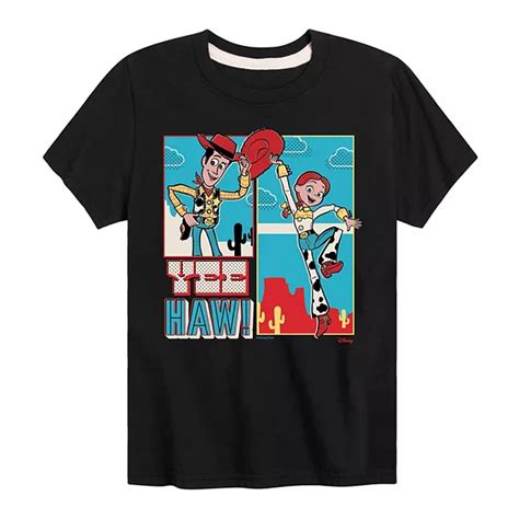 Disney / Pixar Toy Story Boys 8-20 Woody & Jessie Yee Haw Graphic Tee