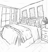 Girls Bedroom Coloring Page  Home sketch template