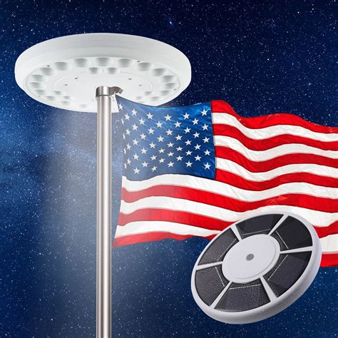 Led Lighted Flag Pole | Shelly Lighting