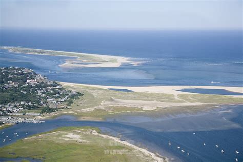 Aerial view of the entrance to Chatham Harbor | Preu Photography