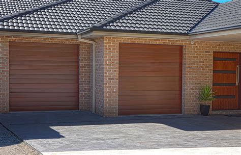 Timber Look Sectional Overhead Garage Door