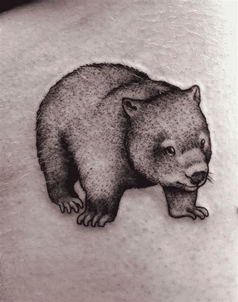 Wombat Tattoo Design Images (Wombat Ink Design Ideas) | Wombat, Cartoon ...