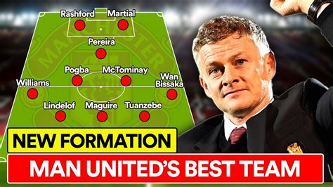 Man Utd Formation / Manchester United (England) Football Formation by ...