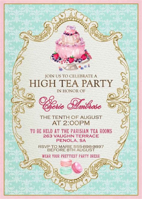 Royal Party Invitation Wording