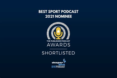 DeeperBlue Podcast Shortlisted For Best Sport Podcast 2021 - DeeperBlue.com