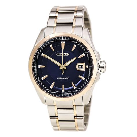 Citizen Men's Automatic Watch - Signature Grand Classic Blue Dial Two