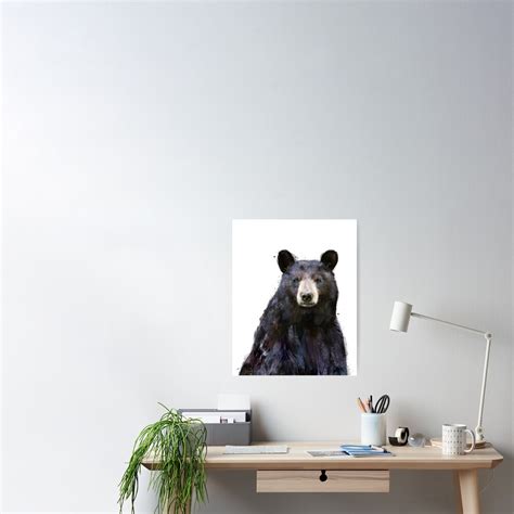 "Black Bear" Poster for Sale by AmyHamilton | Redbubble